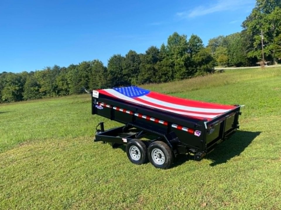 New 2027 Hawke Trailers 7X14 14K Low Pro Dump Trailer