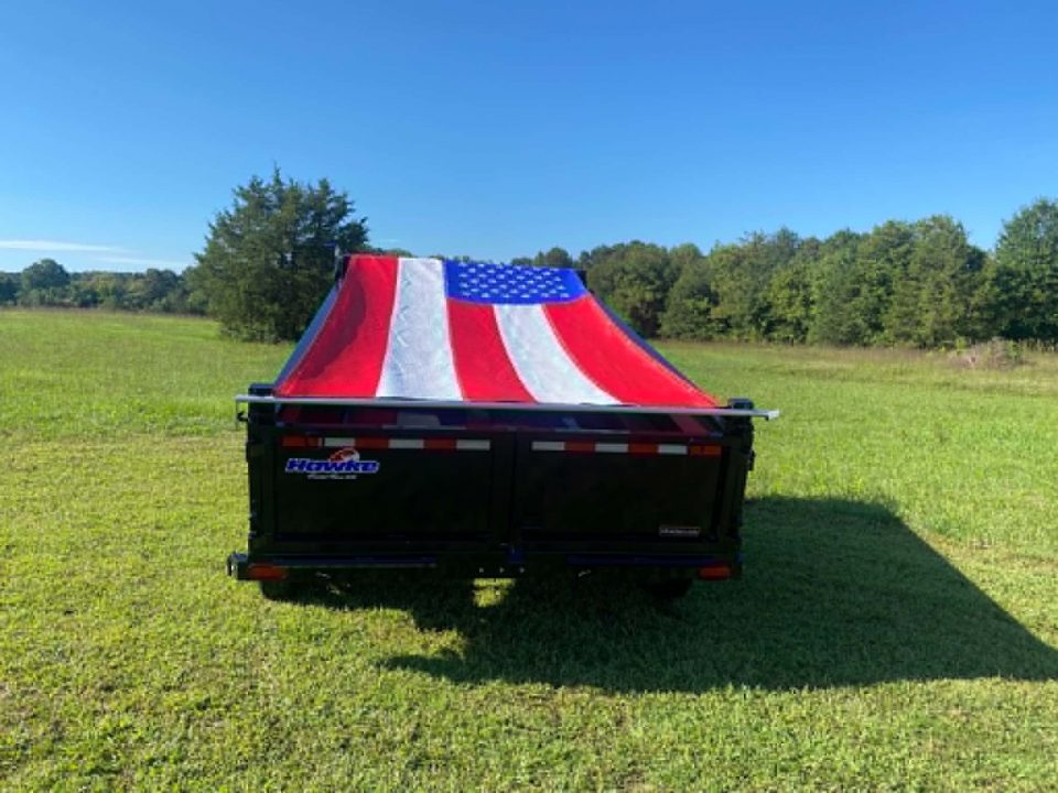 New 2027 Hawke Trailers 7X14 14K Low Pro Dump Trailer