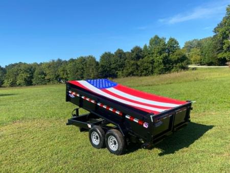 New 2027 Hawke Trailers 7X14 14K Low Pro Dump Trailer