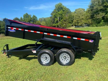 New 2027 Hawke Trailers 7X14 14K Low Pro Dump Trailer