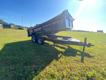 New 2027 Hawke Trailers 7X14 14K Low Pro Dump Trailer