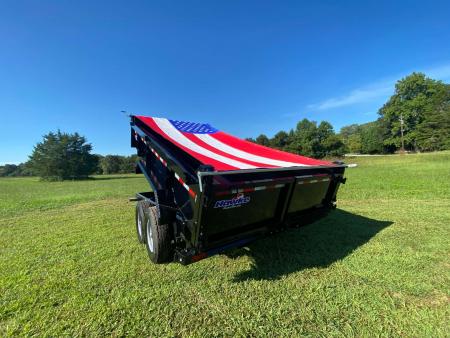 New 2027 Hawke Trailers 7X14 14K Low Pro Dump Trailer