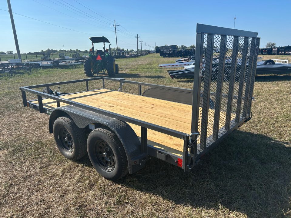 New 2027 Lamar 77x12 Tandem 7K Utility w/ 4' Ramp Gate