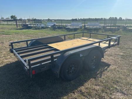 New 2027 Lamar 77x12 Tandem 7K Utility w/ 4' Ramp Gate