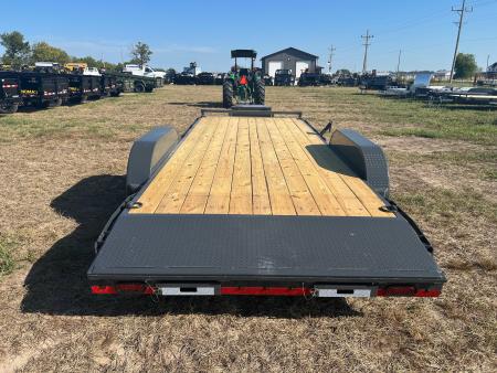 New 2027 Lamar 83x20 Tandem 10K Carhauler w/ 2' Dove, Slide In Ramps, & Toolbox