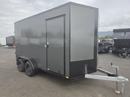 New 2027 Formula 7x14 Aluminum Traverse Enclosed Trailer 7K GVWR