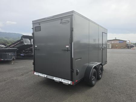 New 2027 Formula 7x14 Aluminum Traverse Enclosed Trailer 7K GVWR
