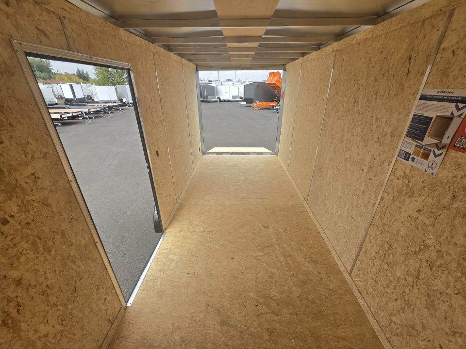 New 2027 Formula 7x16 Aluminum Traverse Enclosed Trailer 7K GVWR