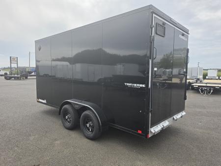 New 2027 Formula 7x16 Aluminum Traverse Enclosed Trailer 7K GVWR