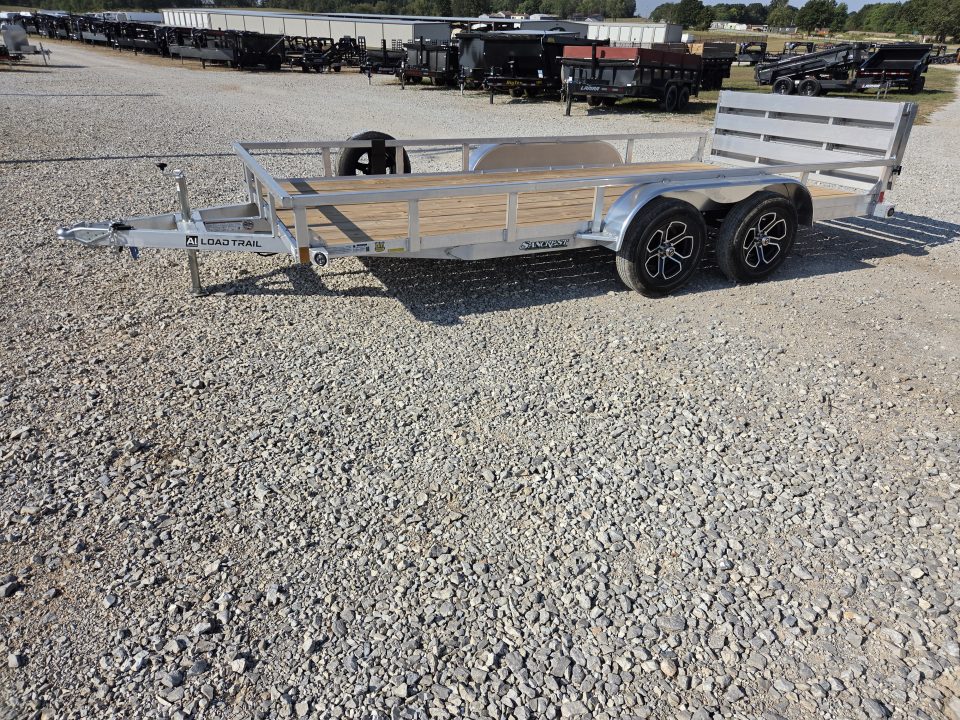 New 2027 Load Trail 83X16 TANDEM 7K ALUMINUM UTILITY W/BI-FOLD GATE & SPARE