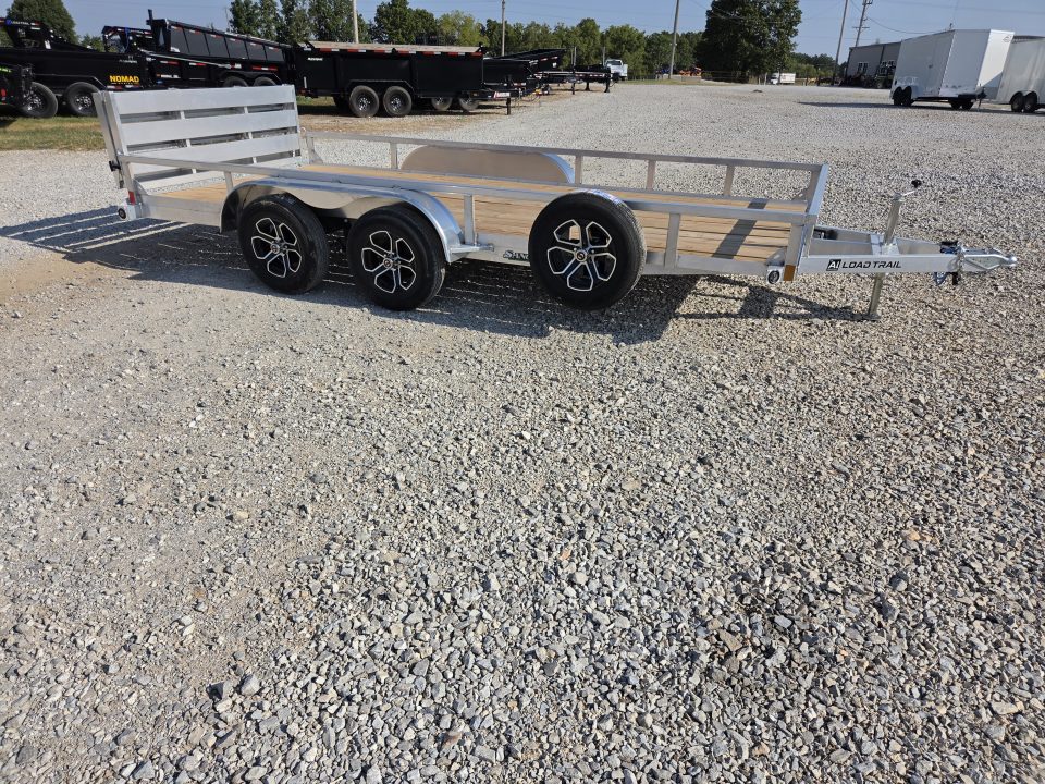 New 2027 Load Trail 83X16 TANDEM 7K ALUMINUM UTILITY W/BI-FOLD GATE & SPARE