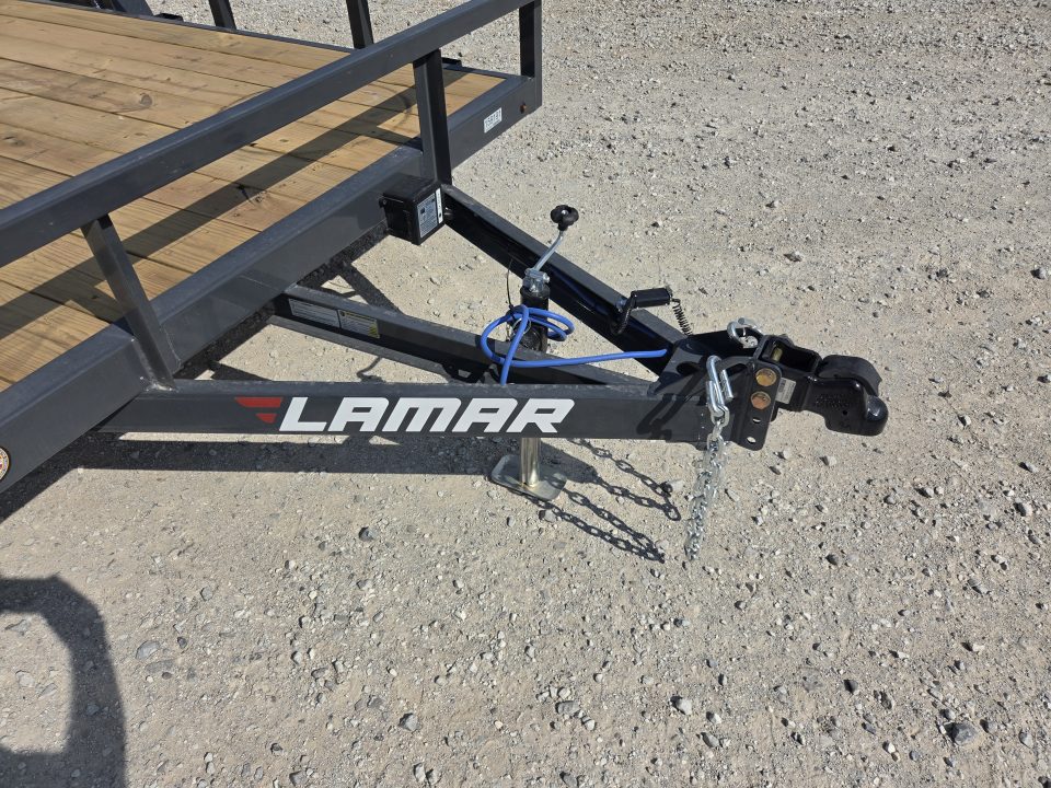 New 2027 Lamar 83X16 TANDEM 7K TUBETOP UTILITY W/4' SPRING GATE