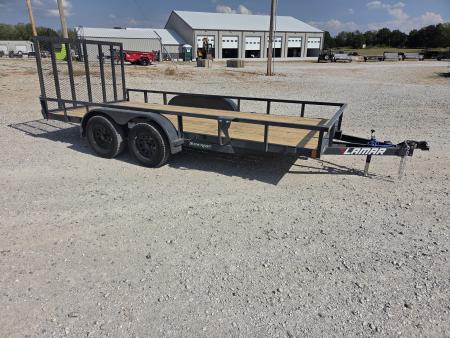 New 2027 Lamar 83X16 TANDEM 7K TUBETOP UTILITY W/4' SPRING GATE