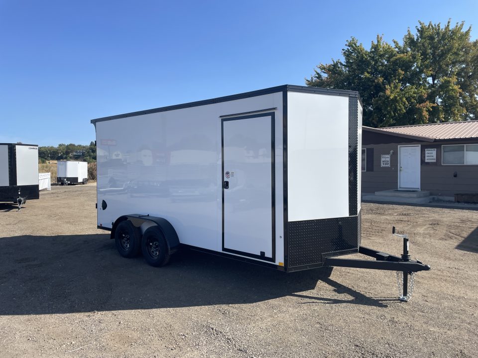 New 2027 Compass 7x16 V-Nose Cargo Trailer