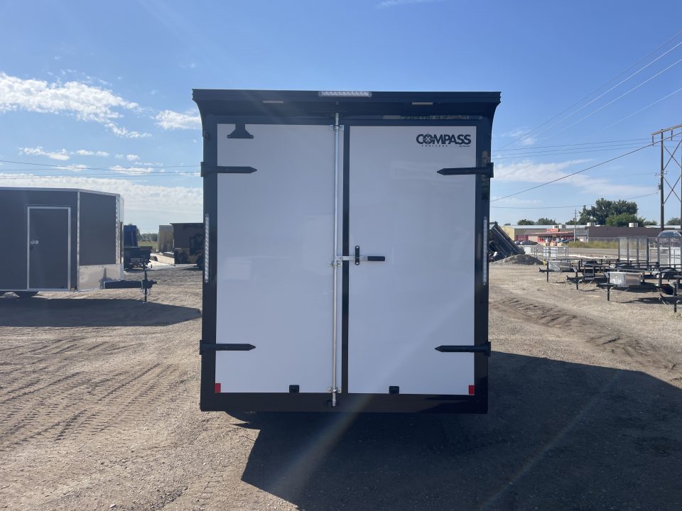 New 2027 Compass 7x16 V-Nose Cargo Trailer