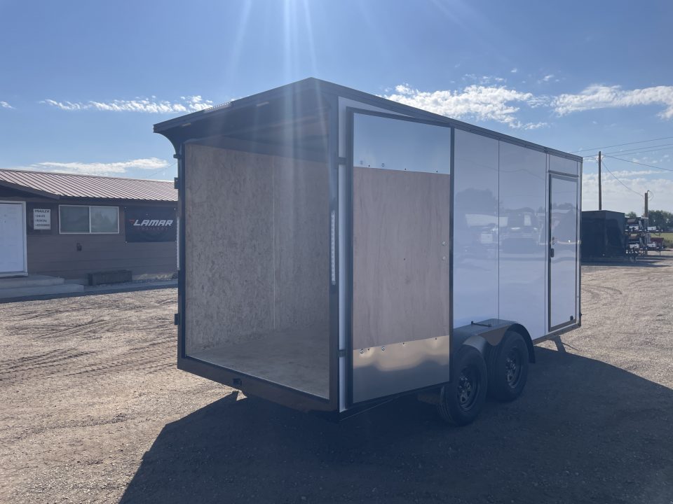 New 2027 Compass 7x16 V-Nose Cargo Trailer