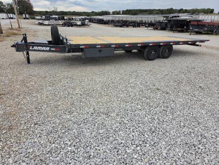 New 2027 Lamar 102X24 TANDEM 14K DECKOVER POWER TILT W/SPARE & TUFF WIRELESS