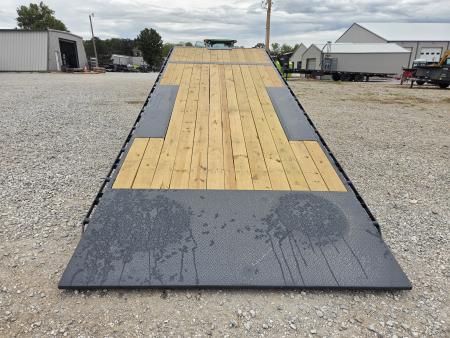 New 2027 Lamar 102X24 TANDEM 14K DECKOVER POWER TILT W/SPARE & TUFF WIRELESS