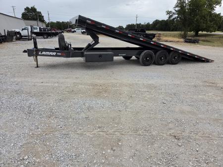 New 2027 Lamar 102X26 TRIPLE 21K DECKOVER POWER TILT W/HYDROJACK & 17.5  TIRES