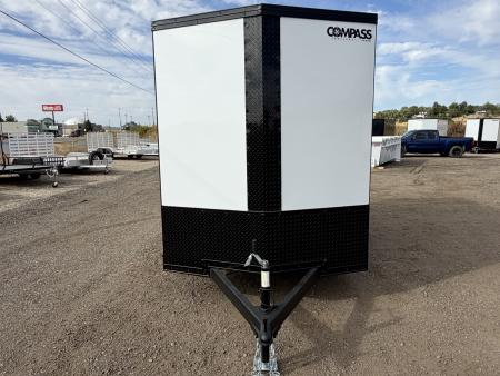 New 2027 Compass 6x10 V-Nose 3k Cargo Trailer