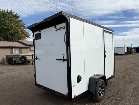 New 2027 Compass 6x10 V-Nose 3k Cargo Trailer