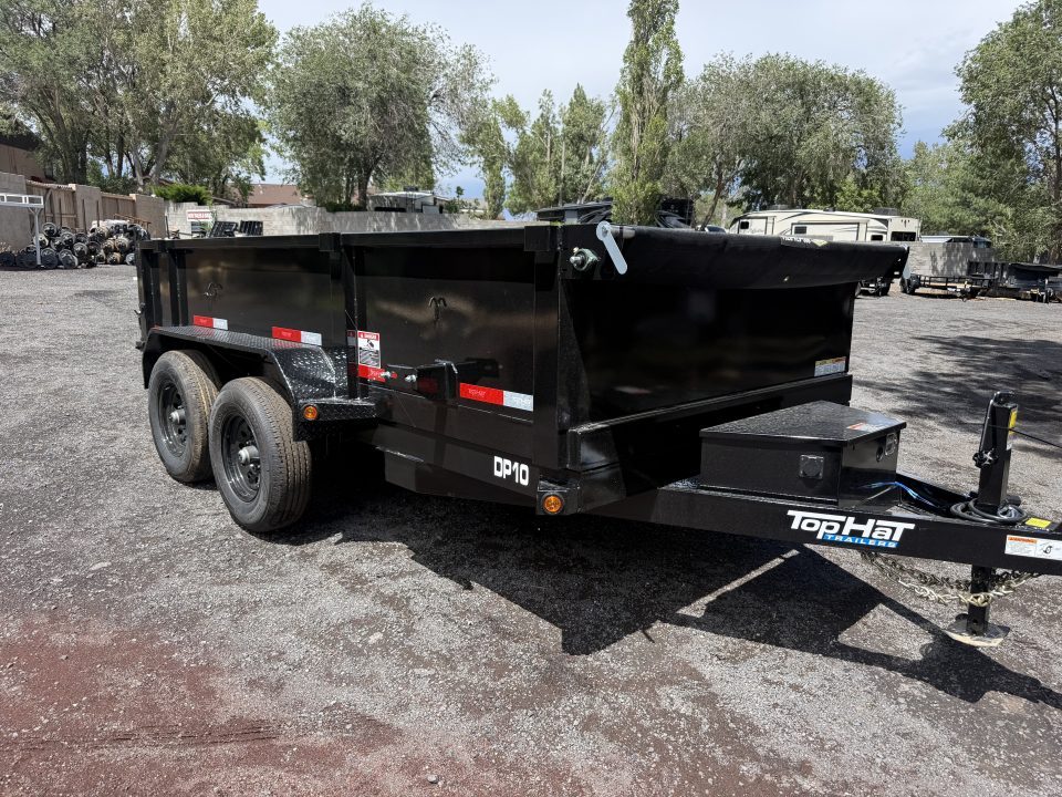 New 2027 Top Hat Trailers 12X77" DP10 Dump Trailer