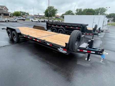 New 2027 H&W 24' split tilt Equipment Trailer