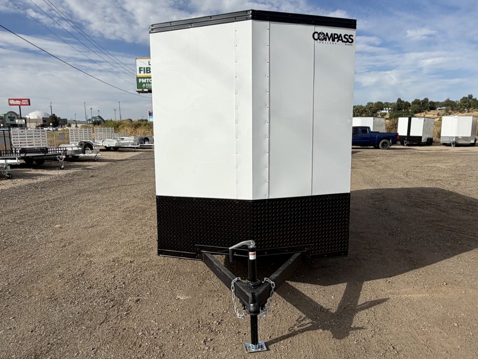 New 2027 Compass 6x12 V-Nose 3k Cargo Trailer