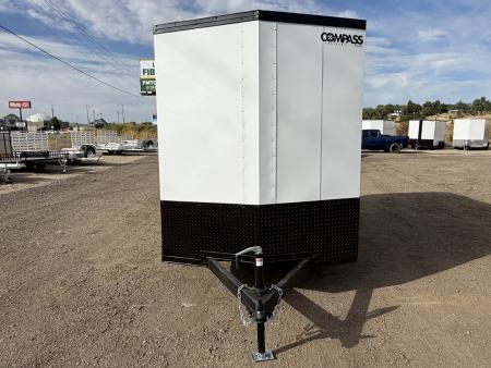 New 2027 Compass 6x12 V-Nose 3k Cargo Trailer