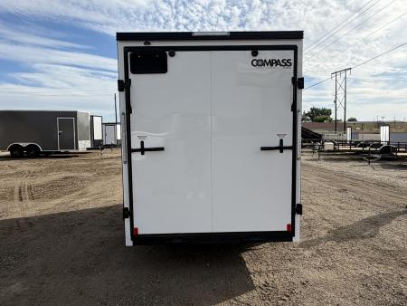 New 2027 Compass 6x12 V-Nose 3k Cargo Trailer