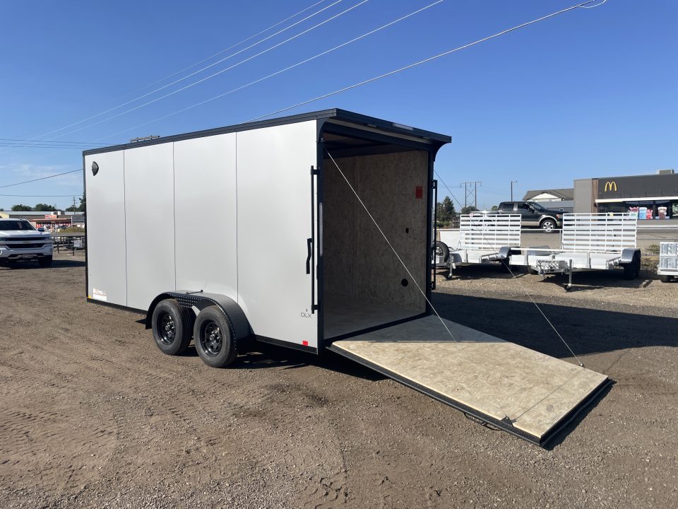 New 2027 Compass 7x16 V-Nose Cargo Trailer