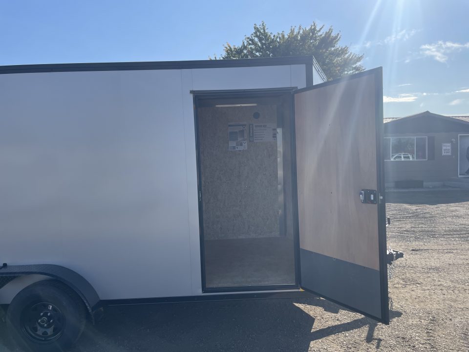 New 2027 Compass 7x16 V-Nose Cargo Trailer