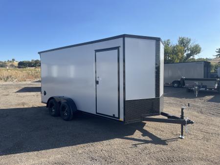 New 2027 Compass 7x16 V-Nose Cargo Trailer