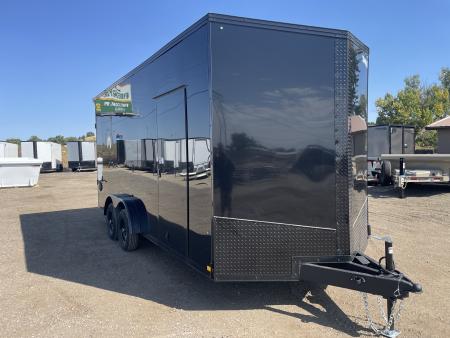 New 2027 Compass 7.5x18 V-Nose Cargo Trailer