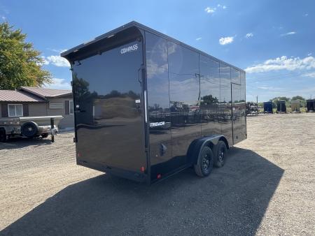 New 2027 Compass 7.5x18 V-Nose Cargo Trailer