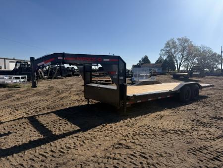New 2027 MAXX-D 8.5-24 Gooseneck Tilt Deck Equipment Hauler W/ 18 PLY Tires 18K GVWR