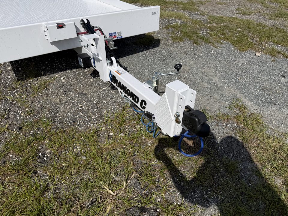 New 2027 DIAMOND C DSA107 TILT TRAILER 12X77; HYDRAULIC DAMPENED TILT; 14 PLY TIRES