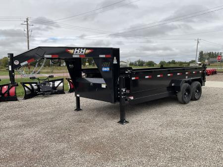 New 2027 H&H Trailers H-DBW16-140G Dump Trailer