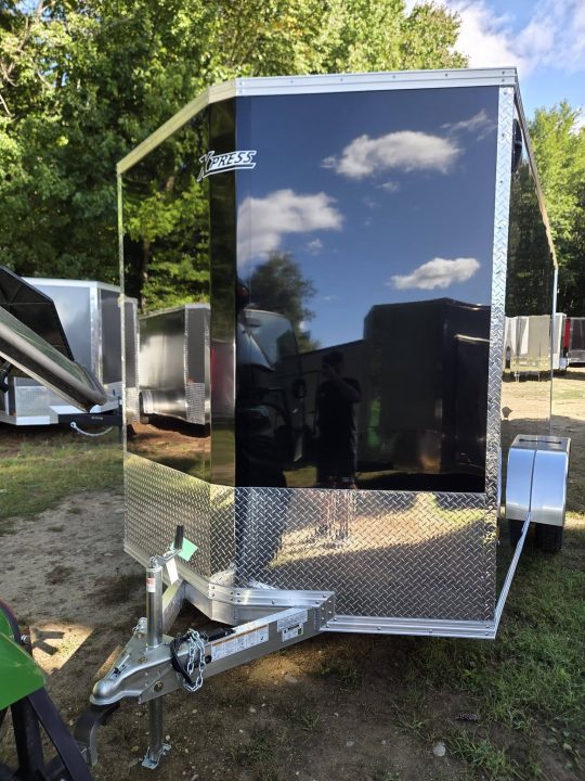 New 2027 High Country Trailers 7X16 aluminum cargo trailer black with spoiler & extra height Cargo / Enclosed Trailer