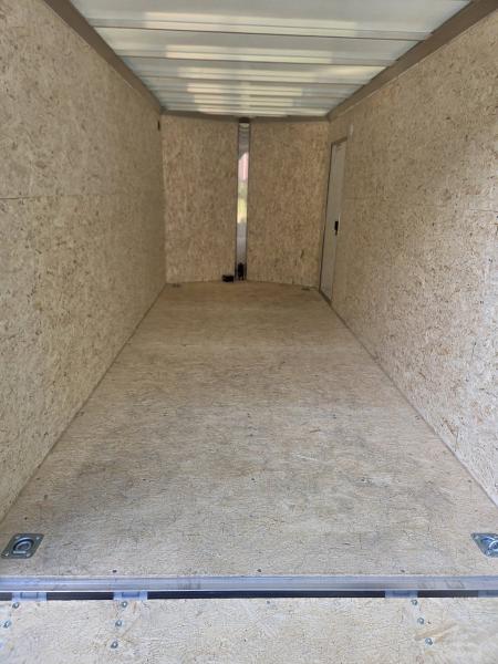 New 2027 High Country Trailers 7X16 aluminum cargo trailer black with spoiler & extra height Cargo / Enclosed Trailer