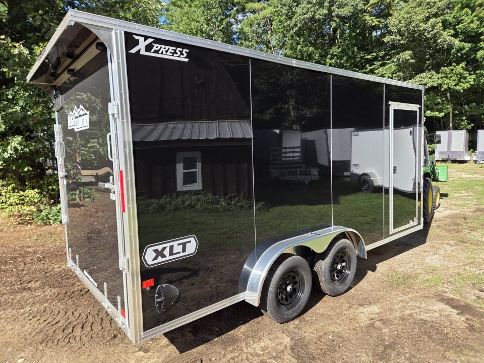 New 2027 High Country Trailers 7.5X16 Aluminum cargo trailer black translucent roof Cargo / Enclosed Trailer