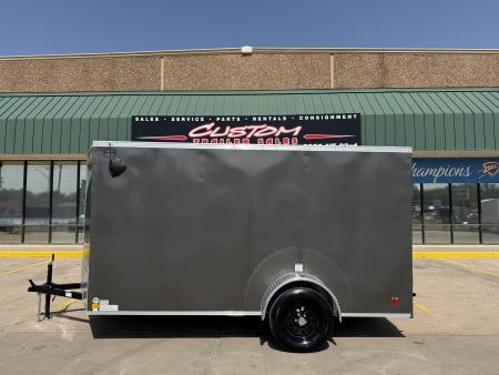 New #098218 2027 FOREST RIVER SA 6 X 12 SINGLE AXLE 3K ENCLOSED W/ REAR RAMP DOOR