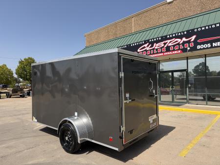 New #098218 2027 FOREST RIVER SA 6 X 12 SINGLE AXLE 3K ENCLOSED W/ REAR RAMP DOOR