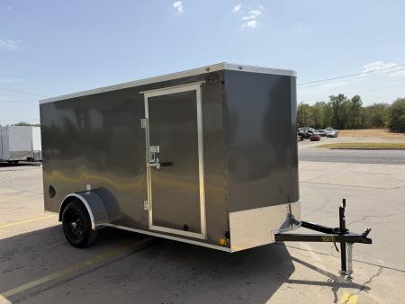 New #098218 2027 FOREST RIVER SA 6 X 12 SINGLE AXLE 3K ENCLOSED W/ REAR RAMP DOOR
