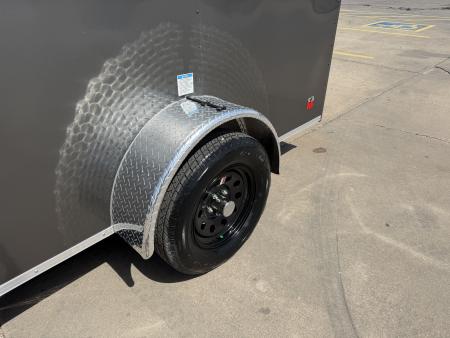 New #098218 2027 FOREST RIVER SA 6 X 12 SINGLE AXLE 3K ENCLOSED W/ REAR RAMP DOOR