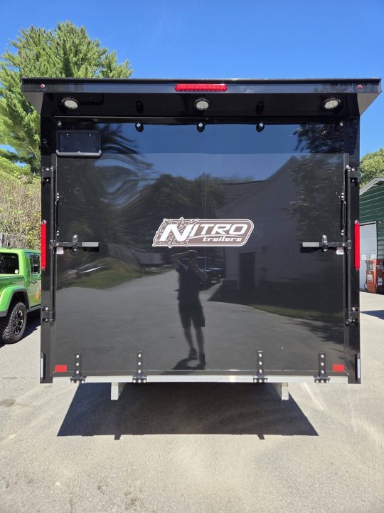 New 2027 Nitro 101x24 Ns black out edition deck over snowmobile trailer 9990lb gvwr loaded with upgrades Snowmobile Trailer