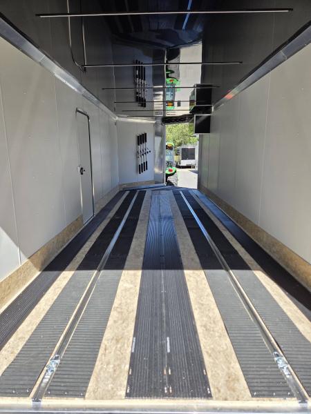 New 2027 Nitro 101x24 Ns black out edition deck over snowmobile trailer 9990lb gvwr loaded with upgrades Snowmobile Trailer