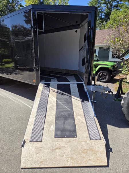 New 2027 Nitro 101x24 Ns black out edition deck over snowmobile trailer 9990lb gvwr loaded with upgrades Snowmobile Trailer