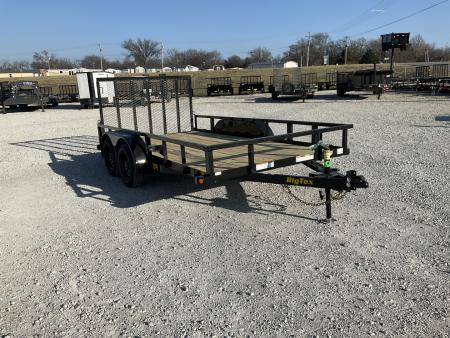 New 2027 Big Tex 77 x14' BP Tandem Axle Utility Trailer – 60PI