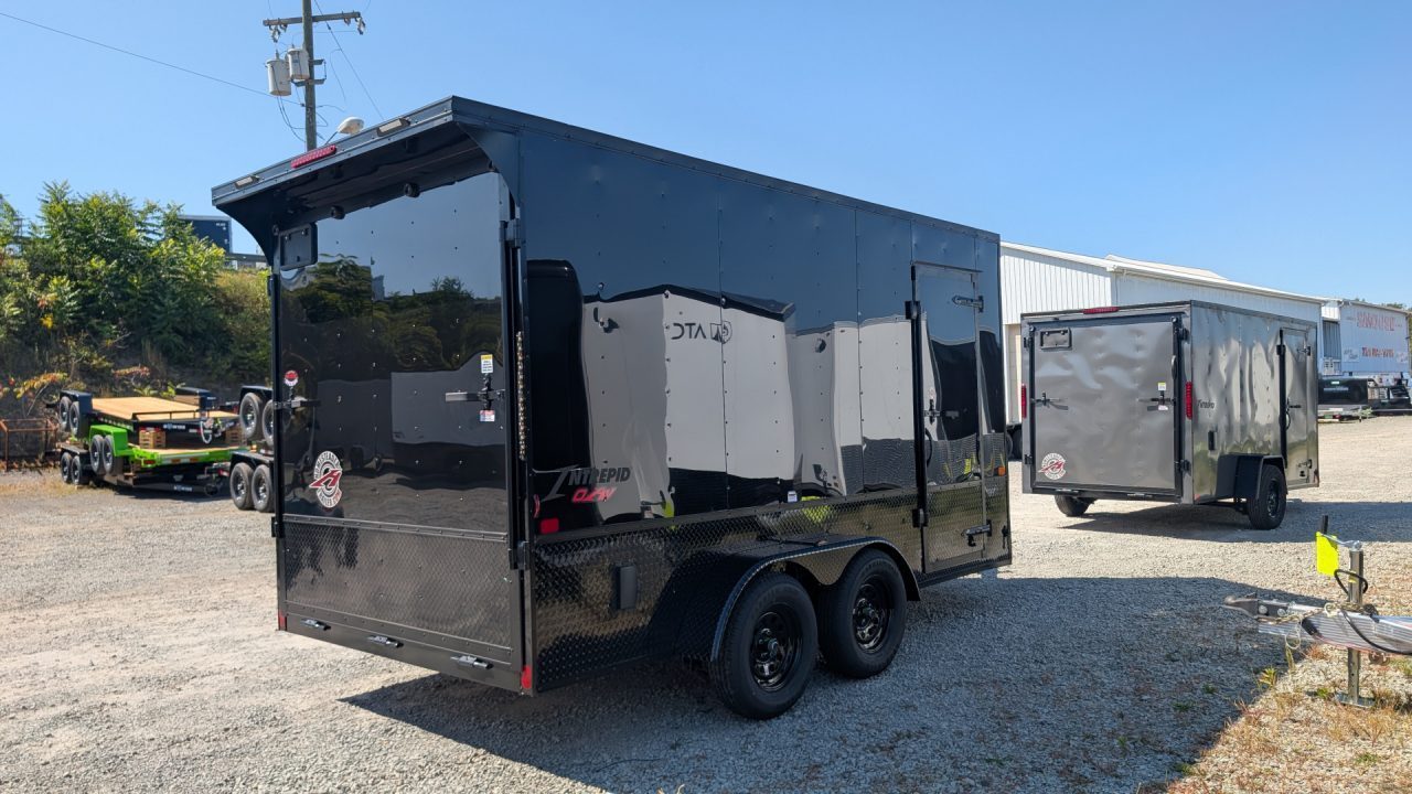 New 2027 Homesteader 7x16 Intrepid "OHV" V-Nose Cargo Trailer w/ Ramp Door (84" INSIDE)
